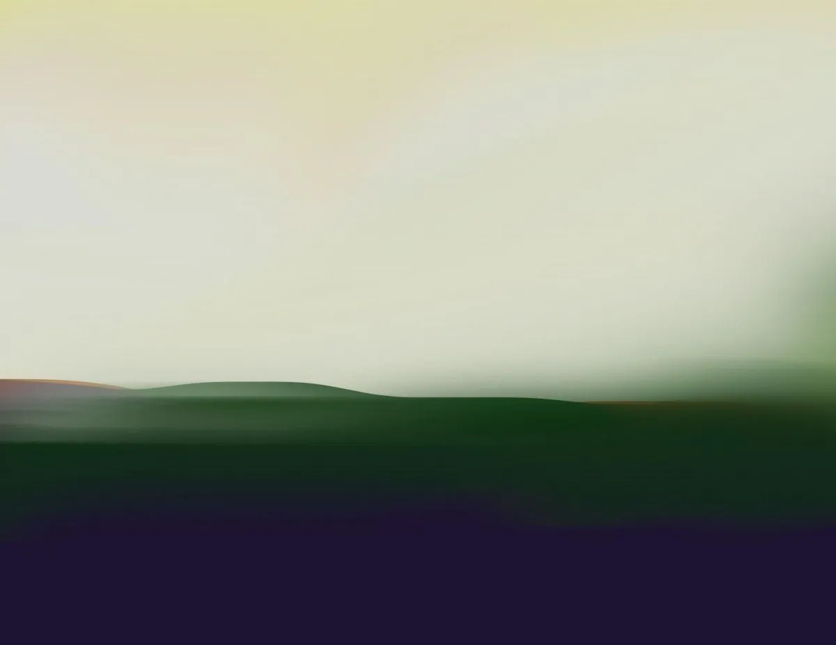 The Dales at sunset., artwork by Lisa Roberts