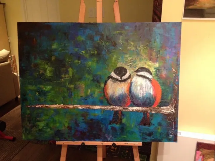 Lovers, œuvre de melanie p.