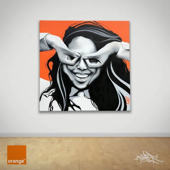 I SEE YOU IN ORANGE, œuvre de David SONER
