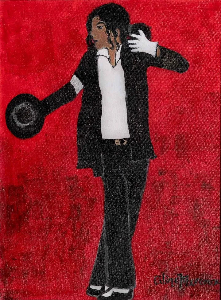 MICHAEL JACKSON, artwork by Céline Marcoux