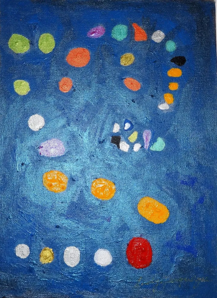 CELEBRATION OF COLOR, œuvre de Ladyjacquelyne Hussey-Pearson