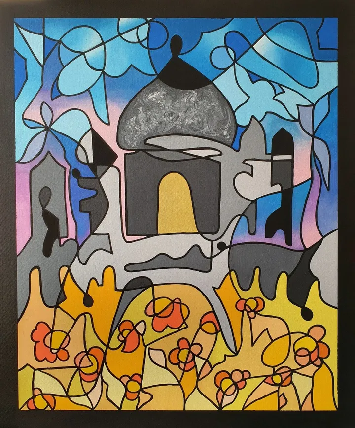 Taj Mahal, artwork by Malisu Art
