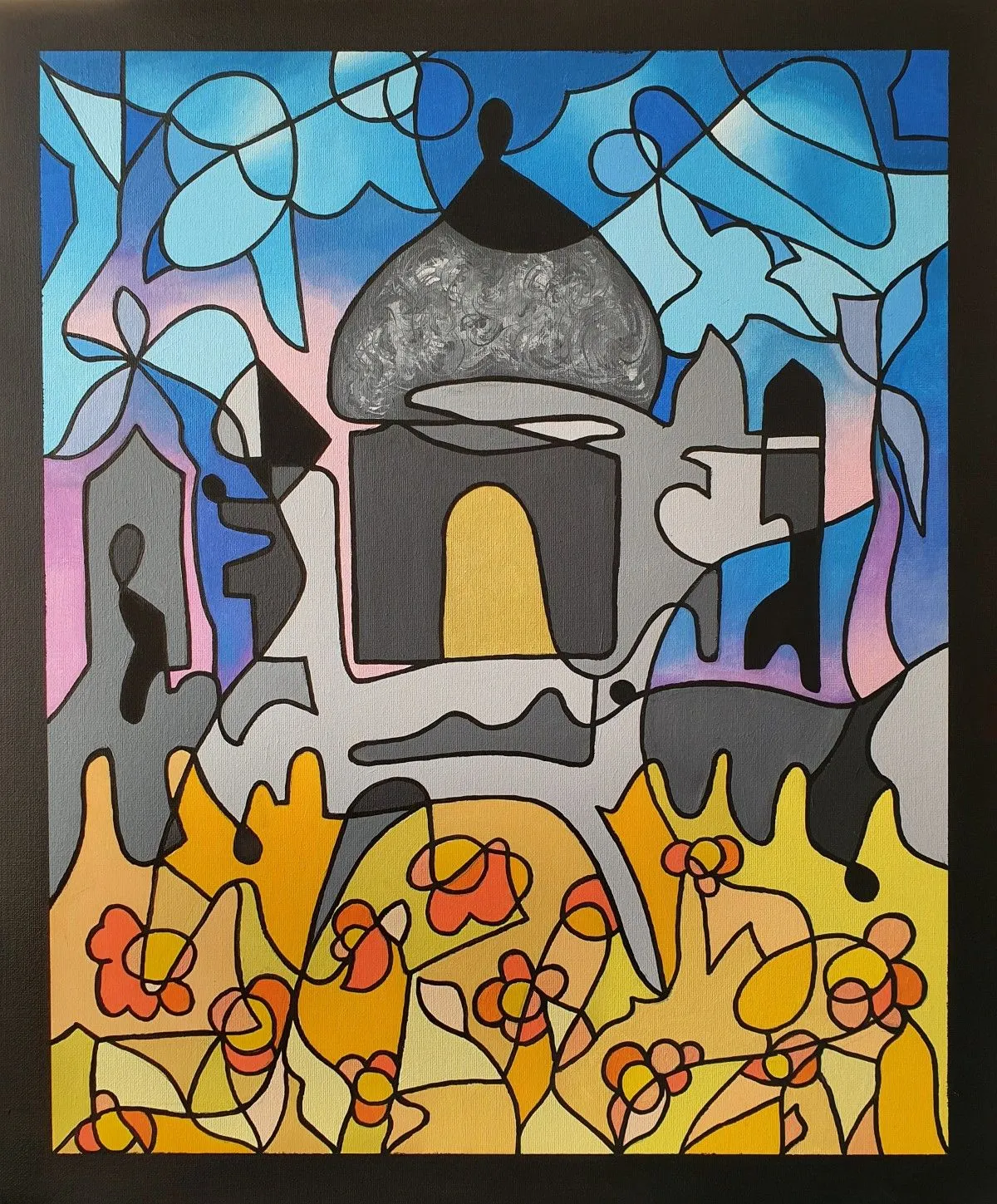 Taj Mahal, artwork by Malisu Art
