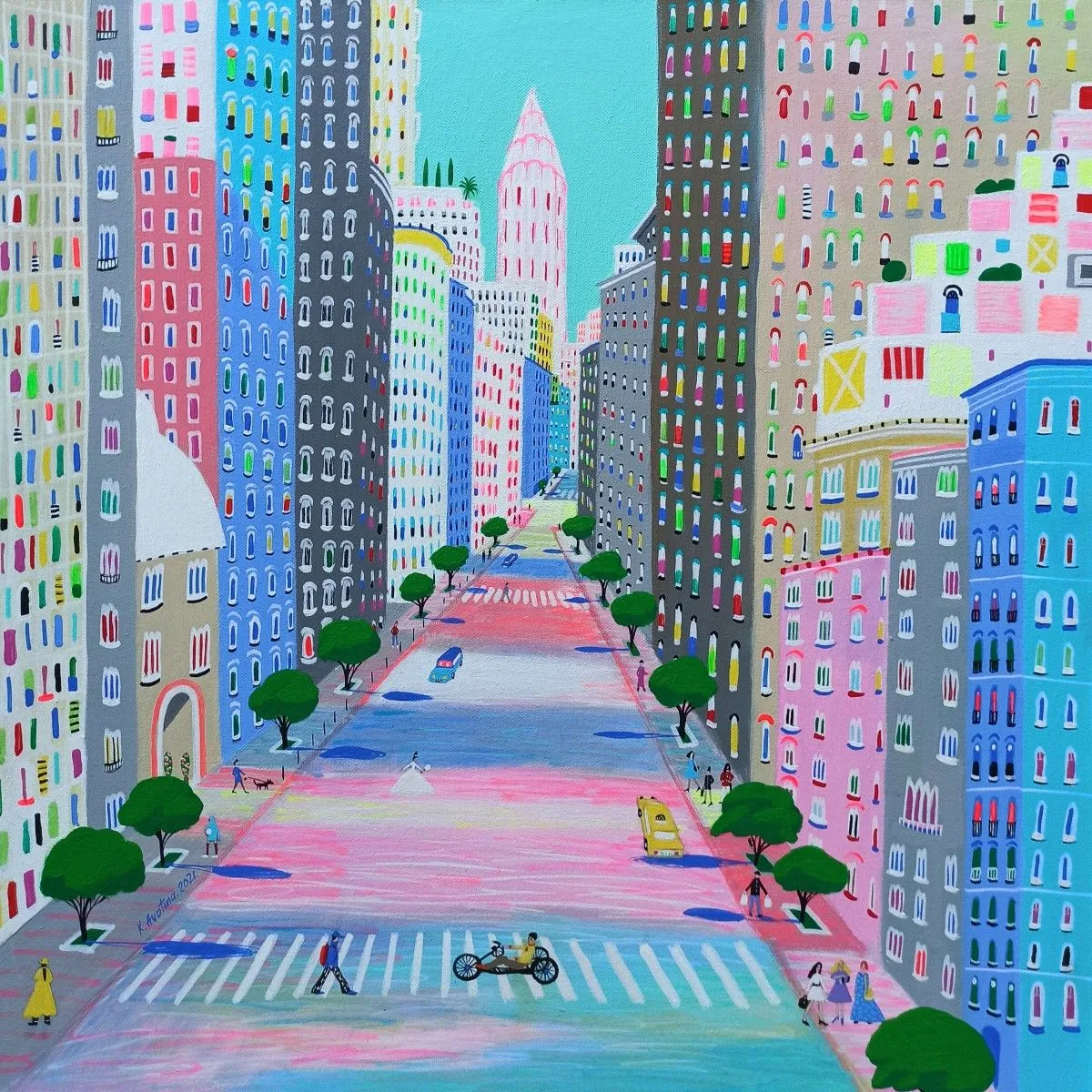 The 15th Avenue, artwork by Katrina Avotina