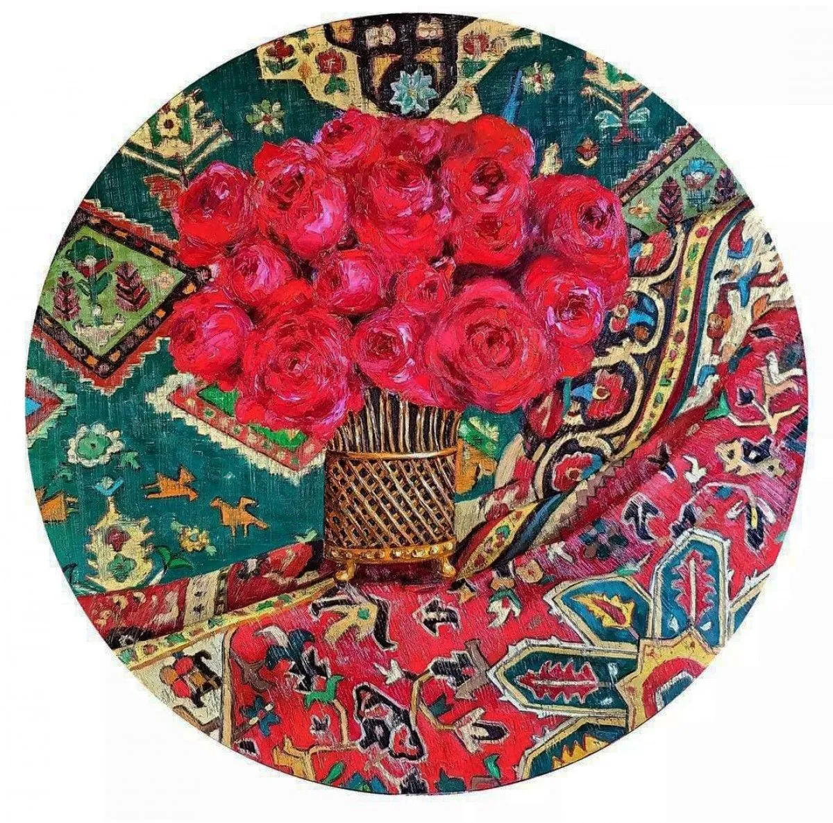 Red Roses, artwork by QGallery