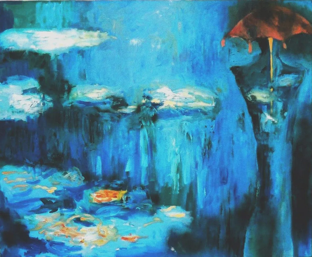 Hyper in Monet's swamp, œuvre de Dragos Botezat