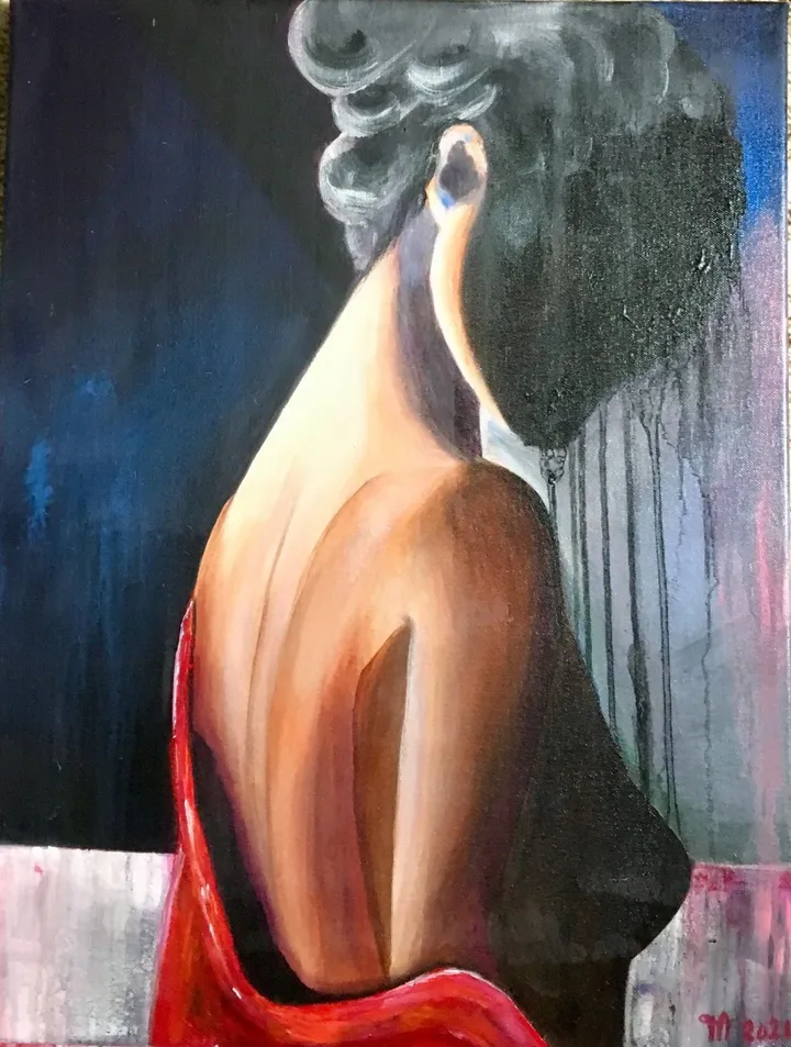 La femme cachée, artwork by Françoise AUGUSTINE