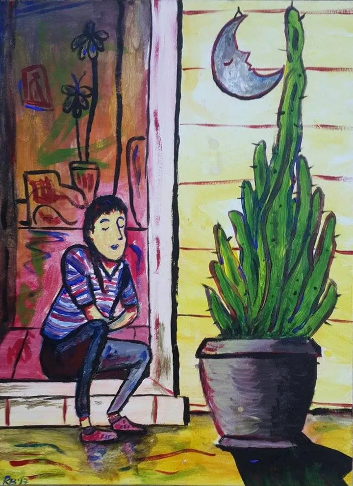 Cielo, La Chica Francesa, œuvre de Aziel Barrientos