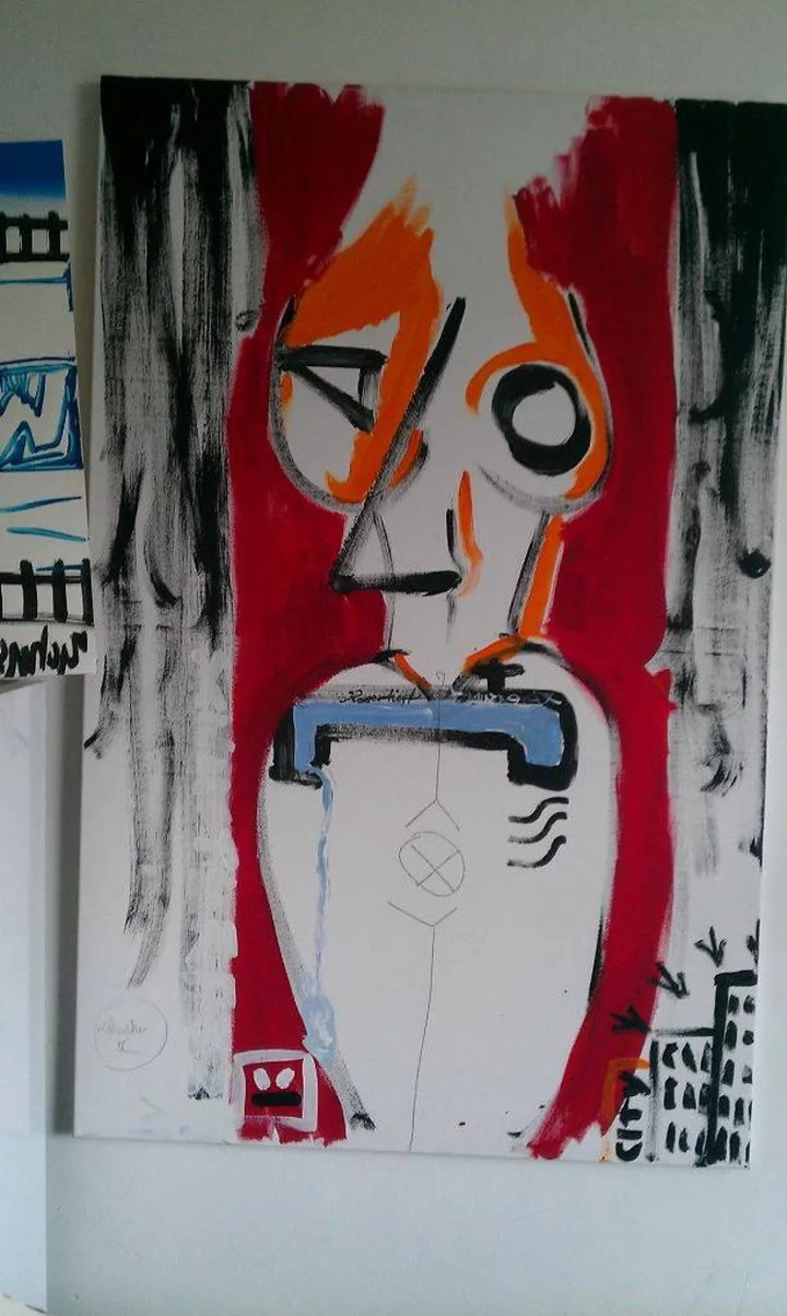 woman, artwork by Martin Schuster