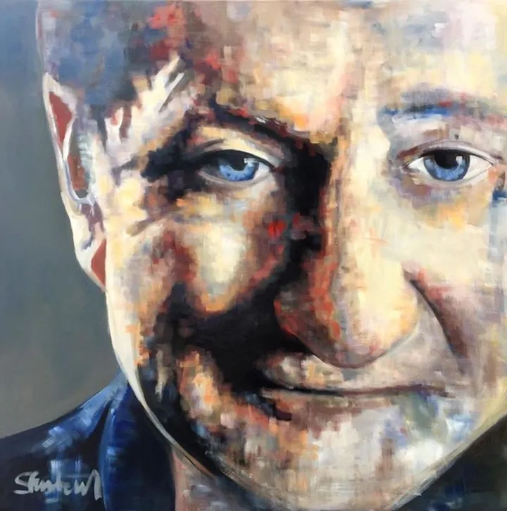 Robin Williams, œuvre de Stephanie Fonteyn
