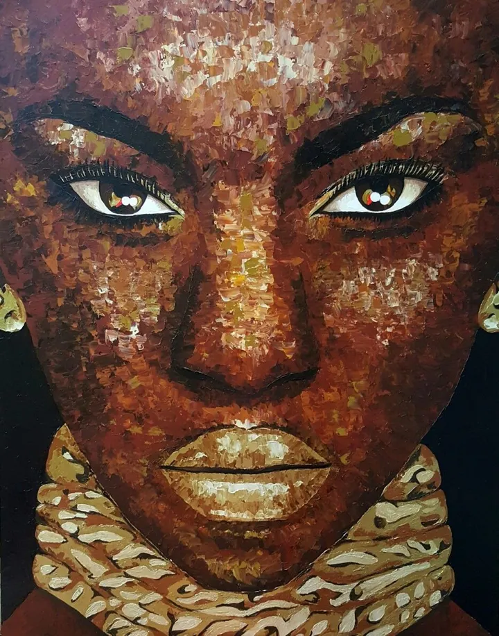 African Queen, œuvre de AnneIsabelle Art