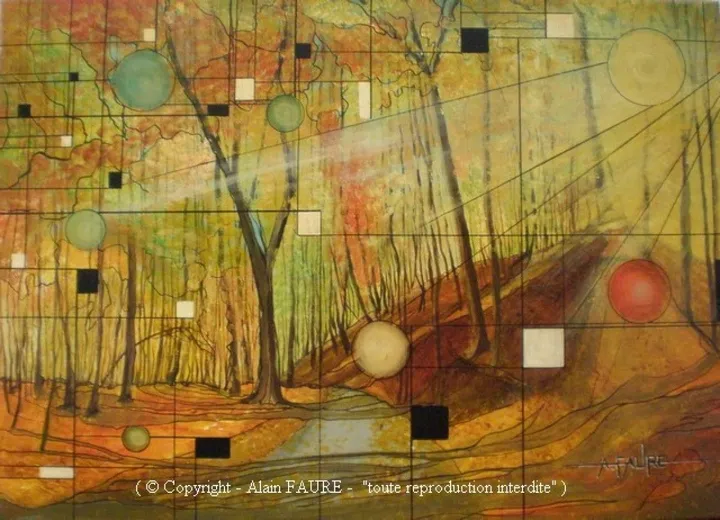 MELANCOLIE D'AUTOMNE, œuvre de Alain FAURE