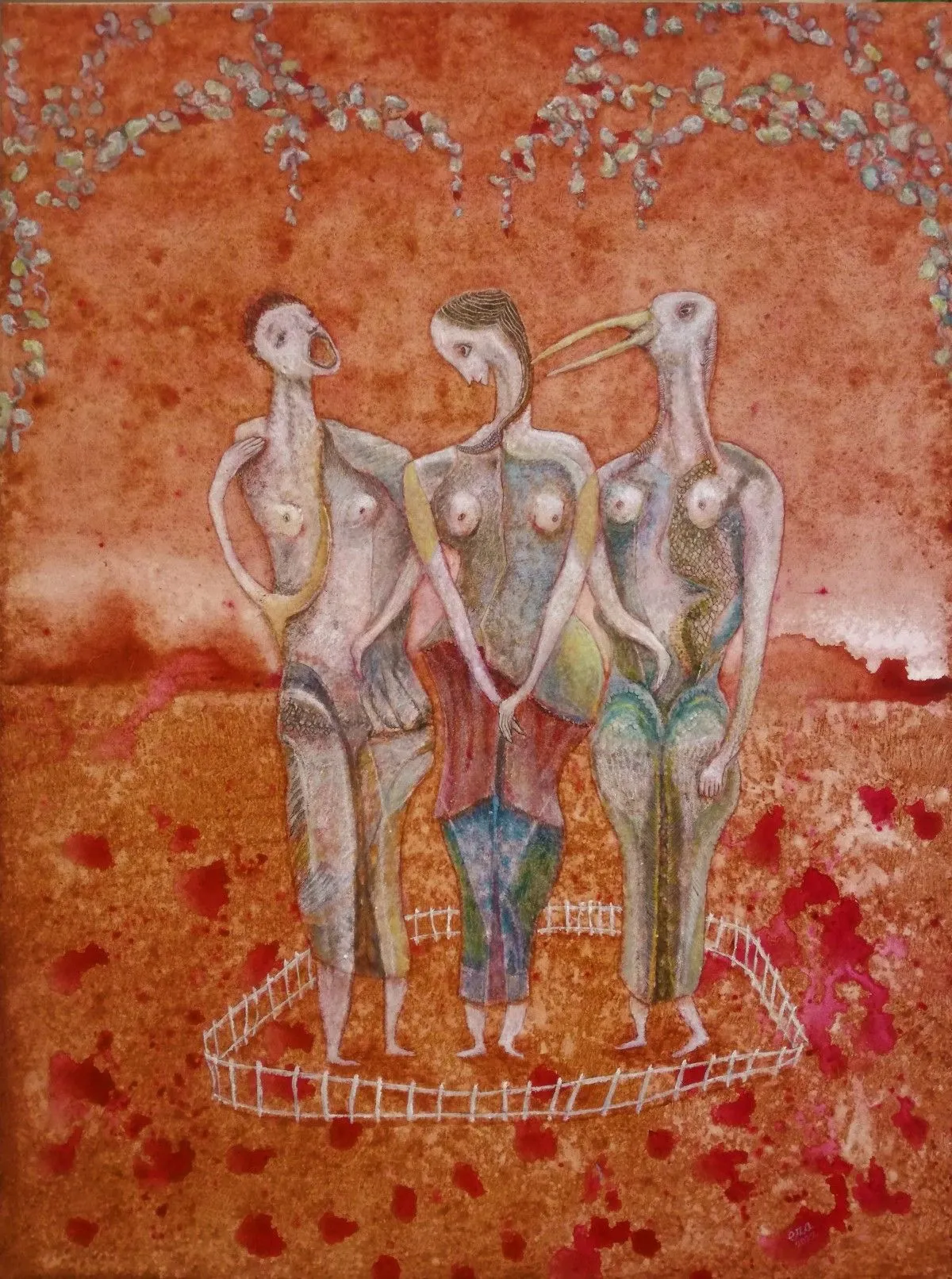 The three sisters, œuvre de Eza Weijer