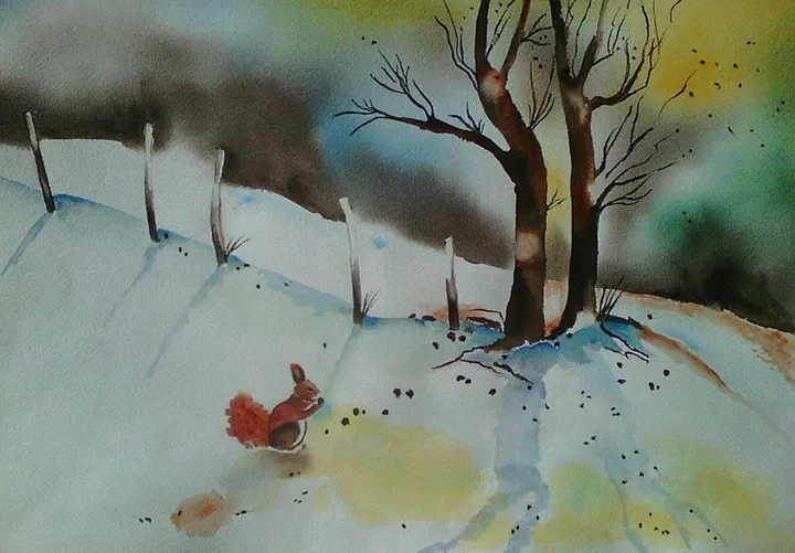 ENCHANTEMENT..., œuvre de Thérèse Hanot