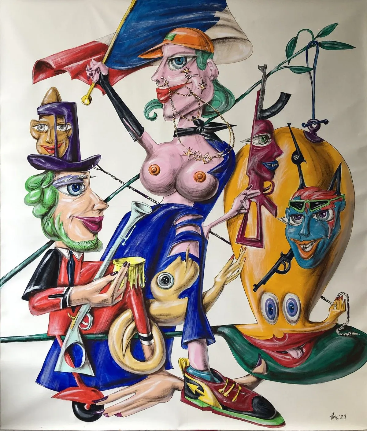 La liberté, artwork by Nicolai Panayotov