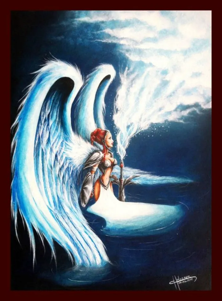 Angel of Light, œuvre de Helcanen Val