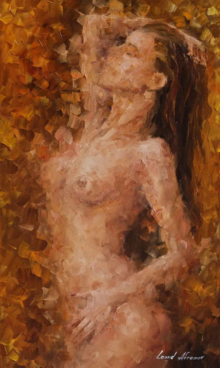 NATURE OF DESIRE — oil painting on canvas, œuvre de Afremov.com