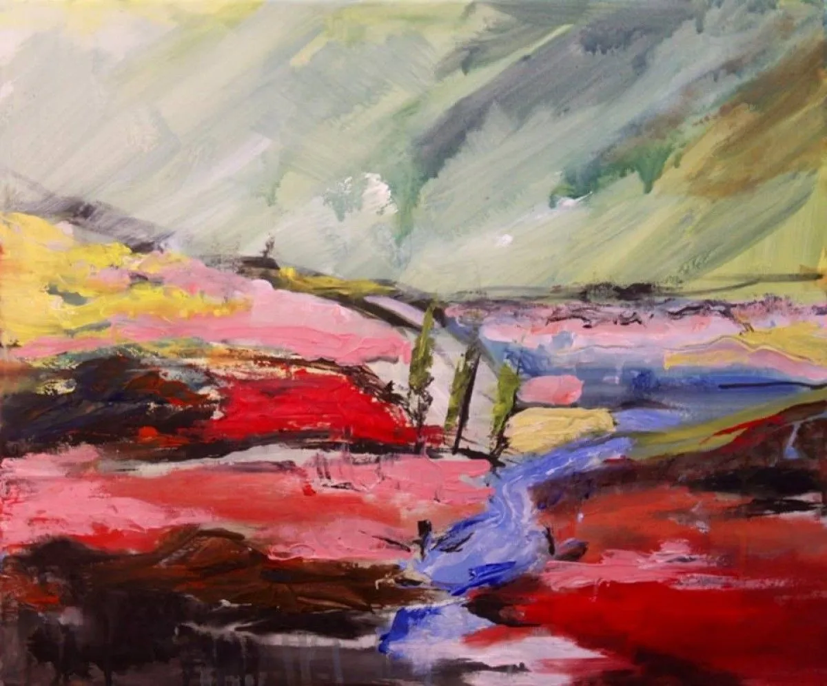 landscape1, artwork by Nuhi Zejnulah