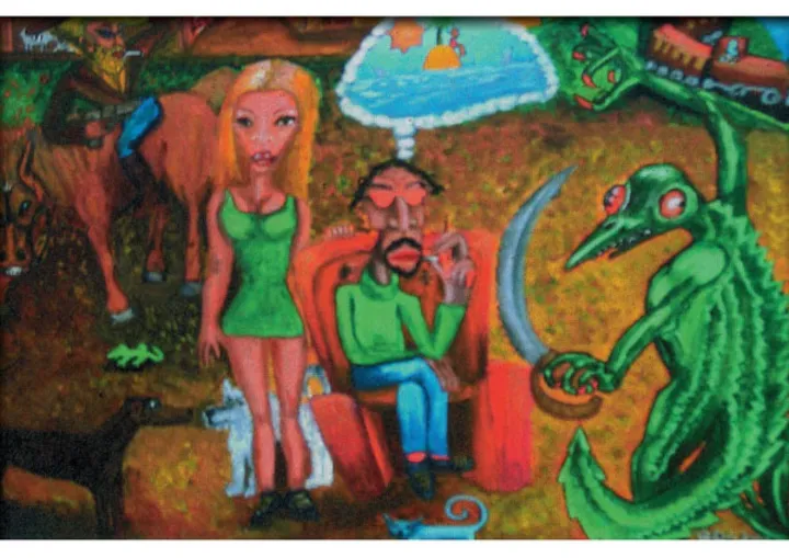 LE REVEUR, artwork by RODOLPHE RASE