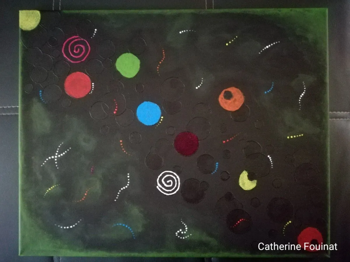 Bulles, artwork by Catherine Fouinat