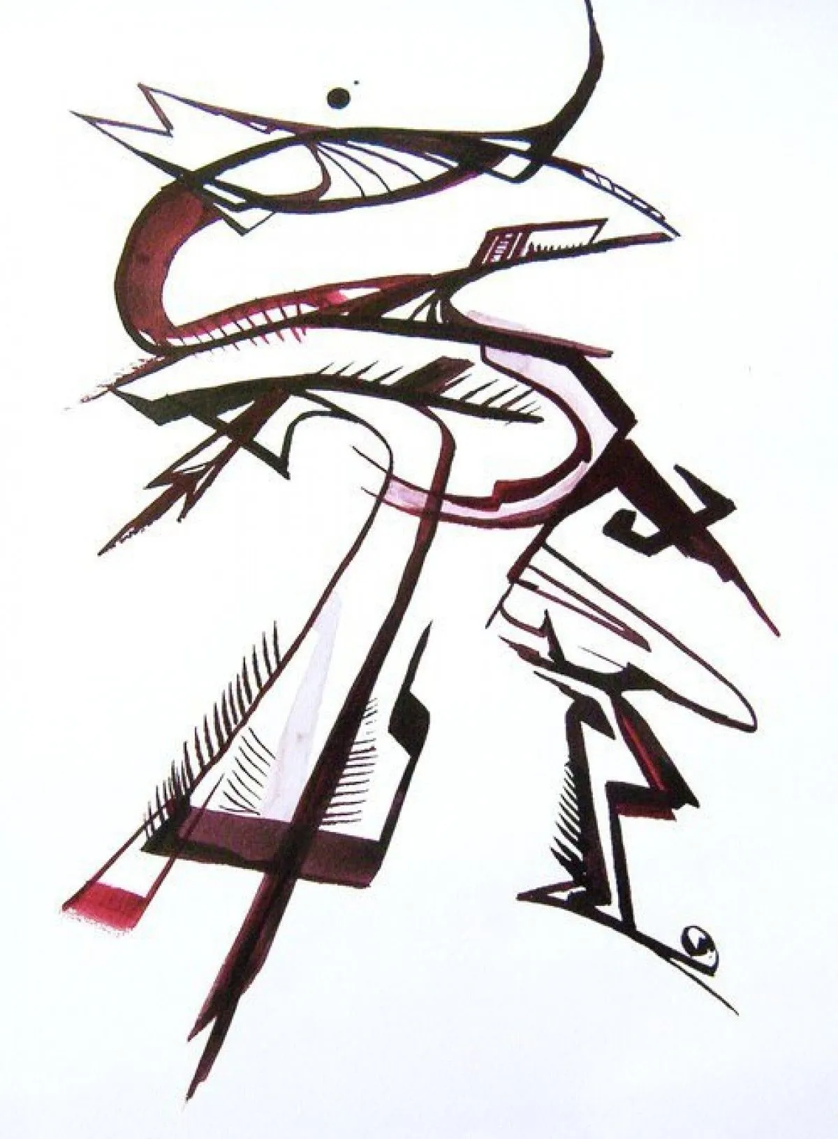 Spacial Letter, artwork by Jeronimo Acero