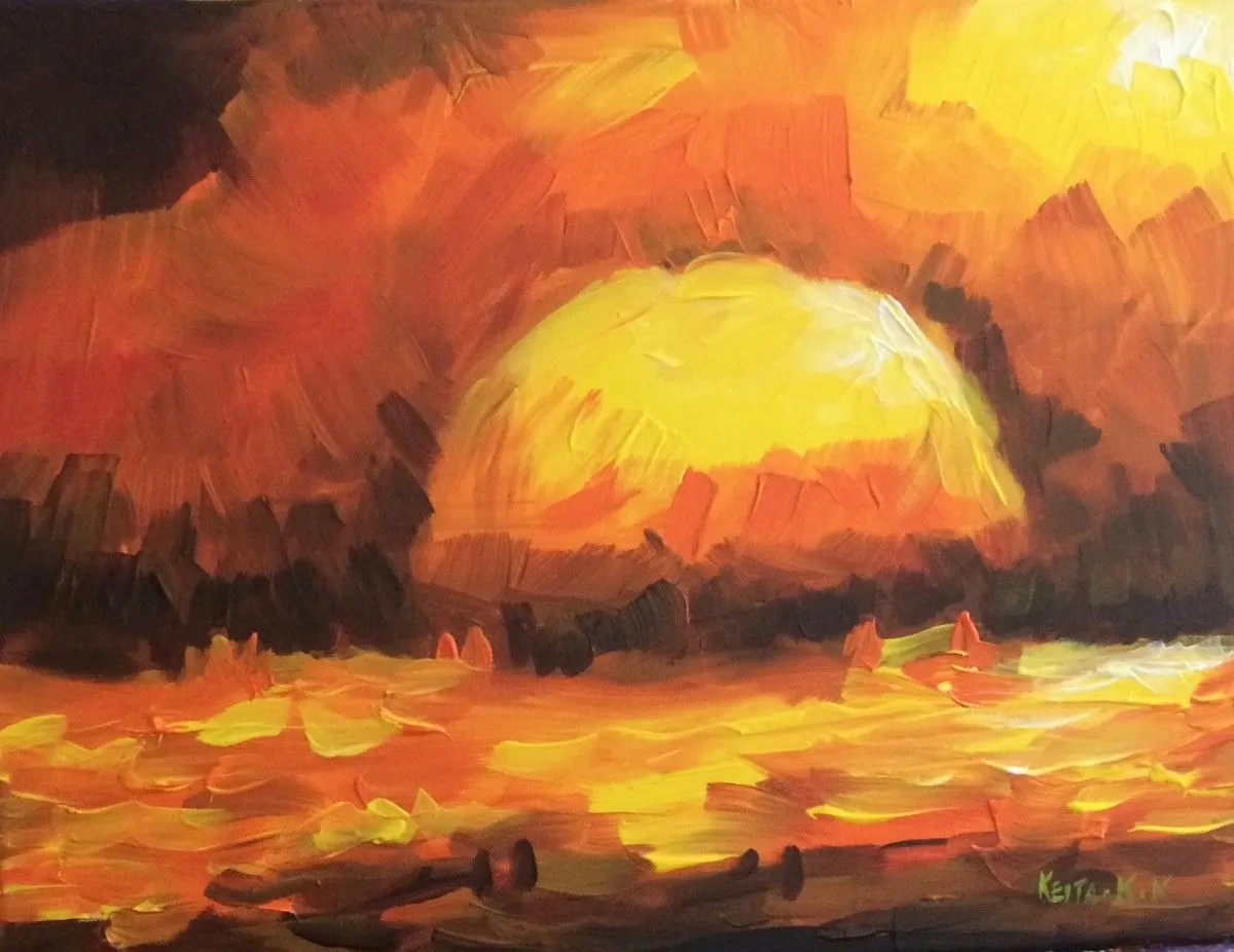 Sunshine, œuvre de keita kankam