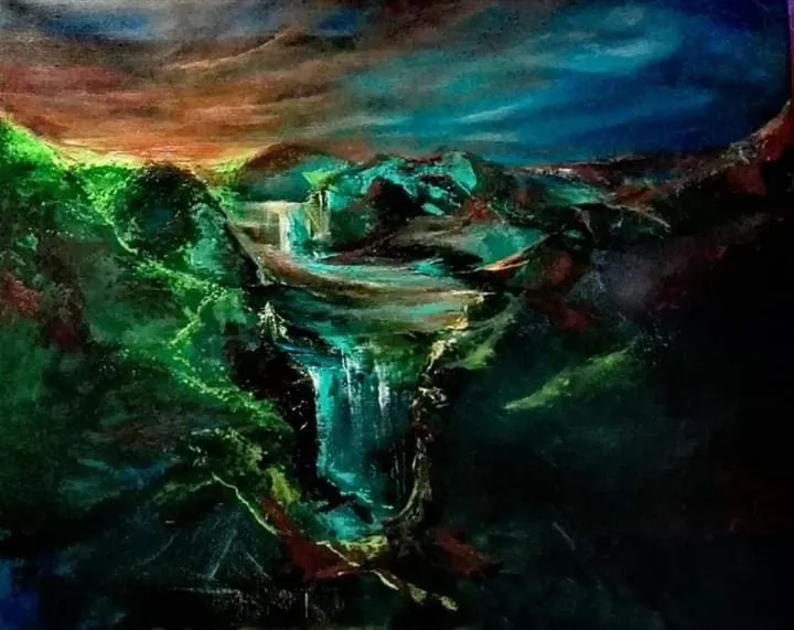 Naamloos, œuvre de Sylvia Reijbroek www.galeriekunstvolleven.be
