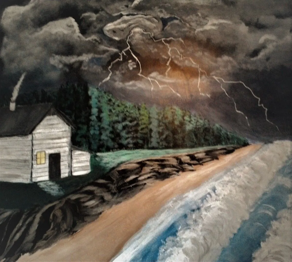 "Maine Storm", œuvre de Taryn Simpson