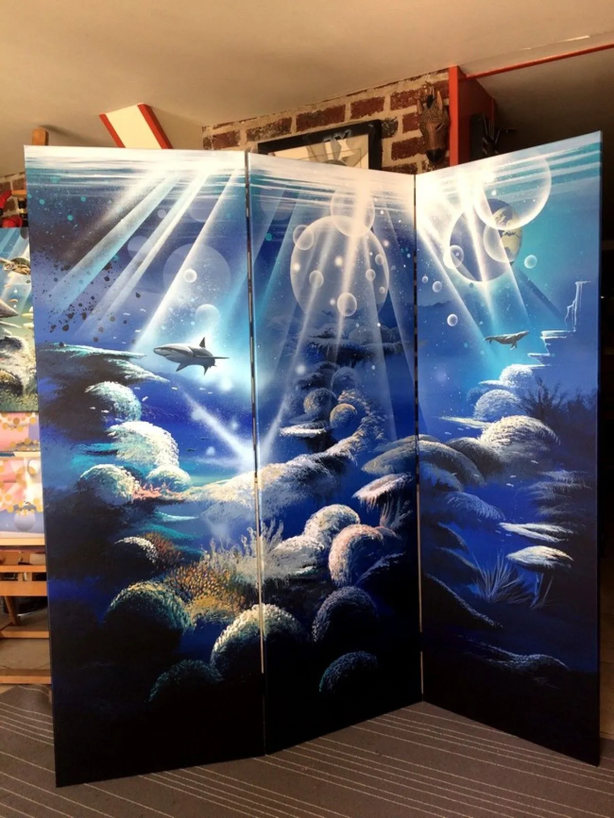 MONDE MARIN, artwork by Thierry Mordant