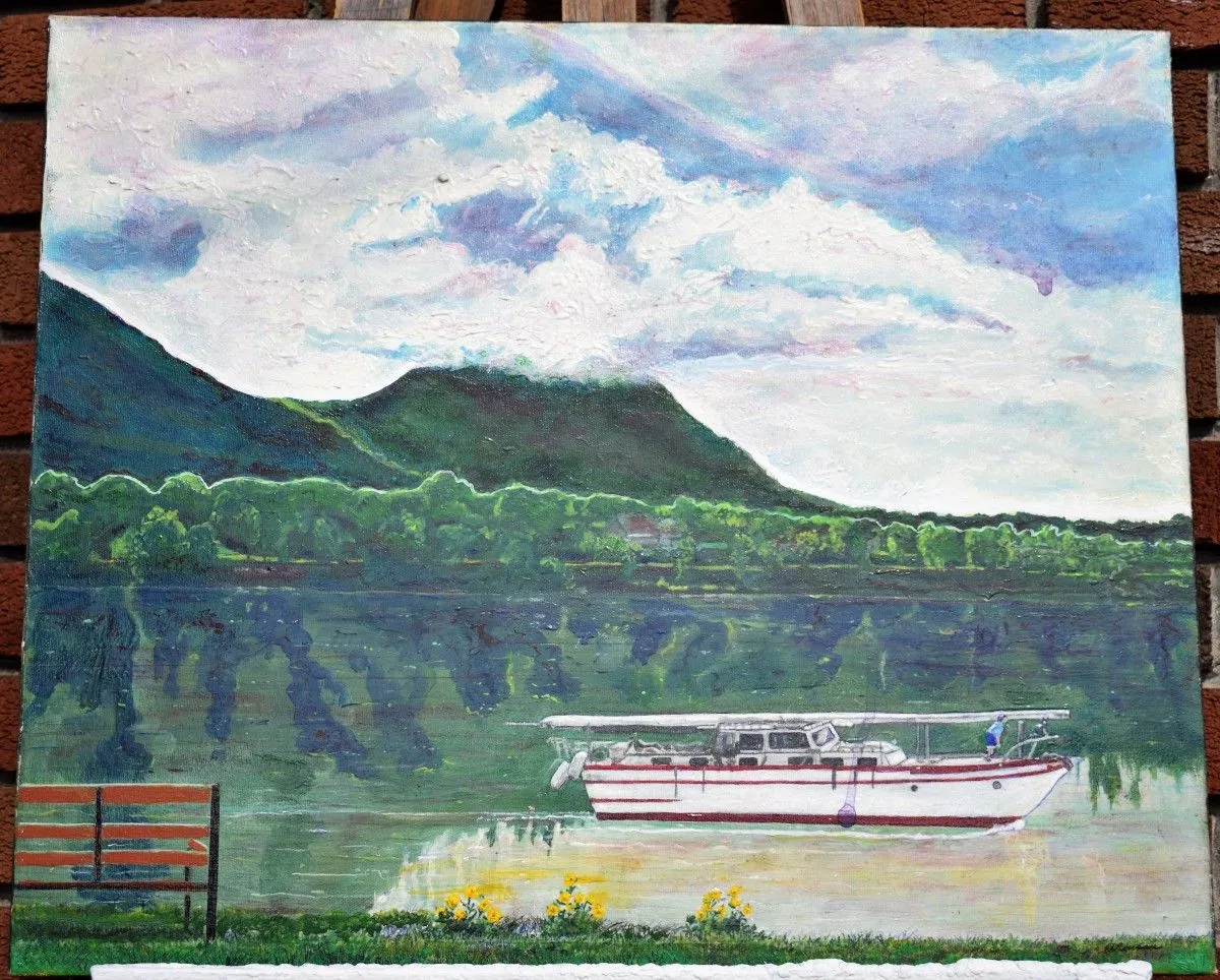 Richelieu river, œuvre de Denis Roucau