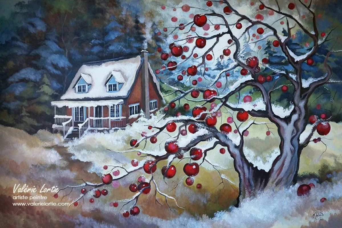 Douceur hivernale, artwork by Valérie Lortie