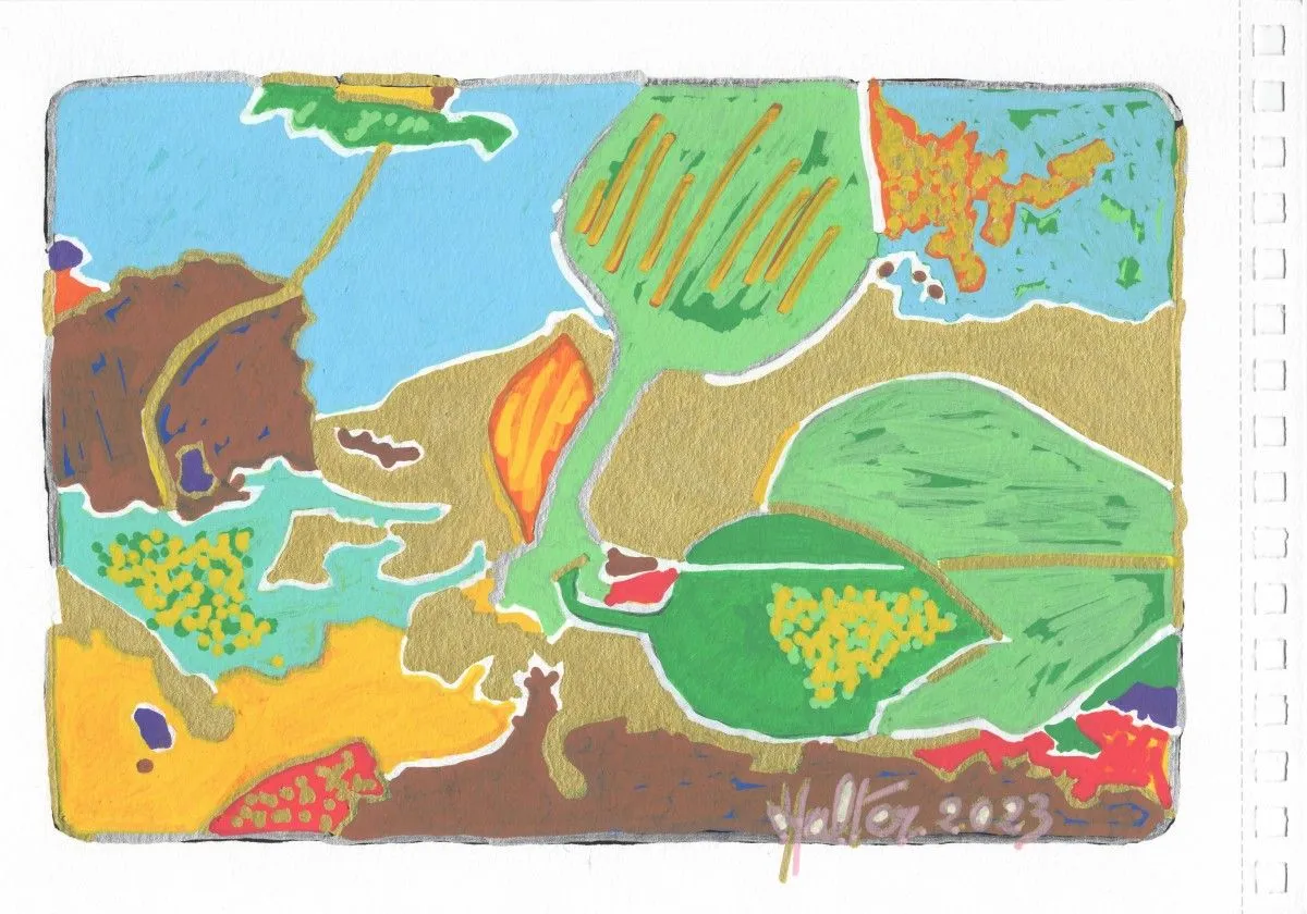 Quatre feuilles, œuvre de Alain HALTER