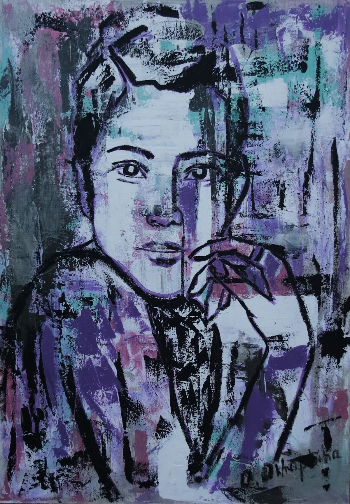 Woman#9 from series Women of the World, artwork by Oksana Okhapkina