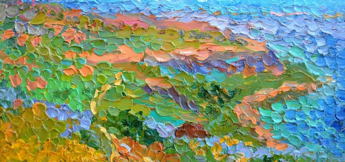 Highland. Sea, artwork by Olga Bezhina