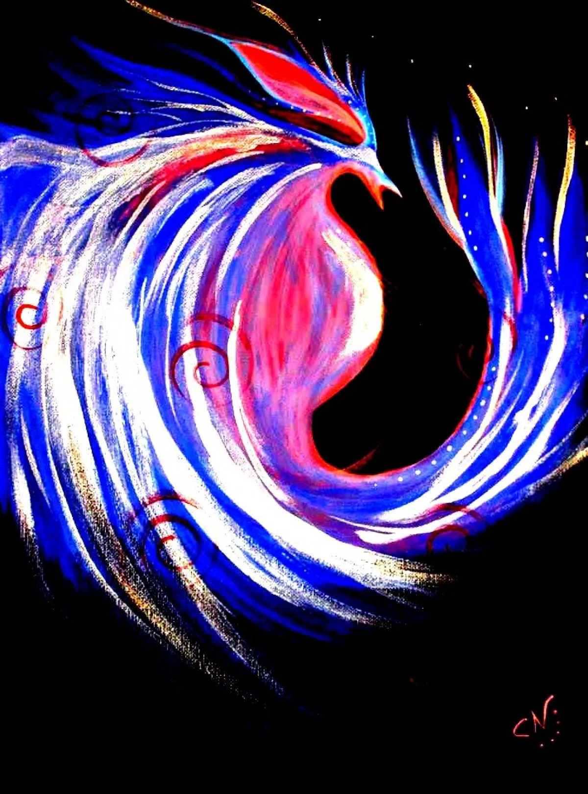 Fire Fox To Phoenix, œuvre de Chatawna Nicholas