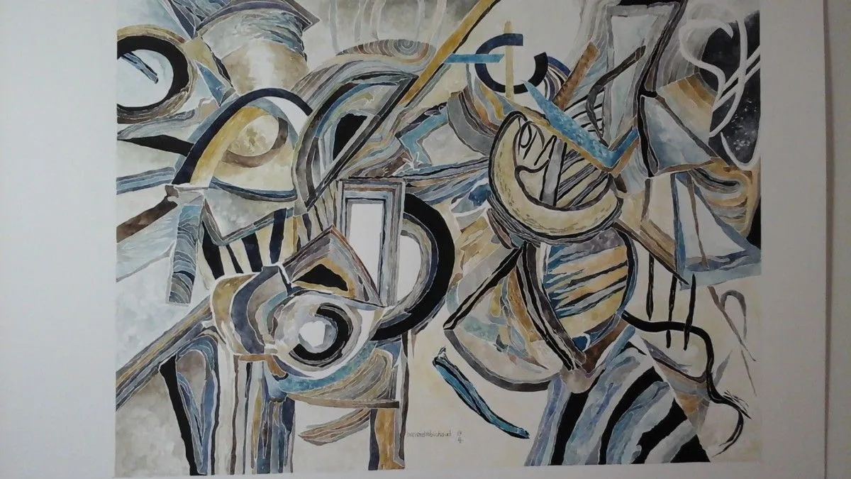 ce qu'il reste de la télévision, artwork by bernard robichaud