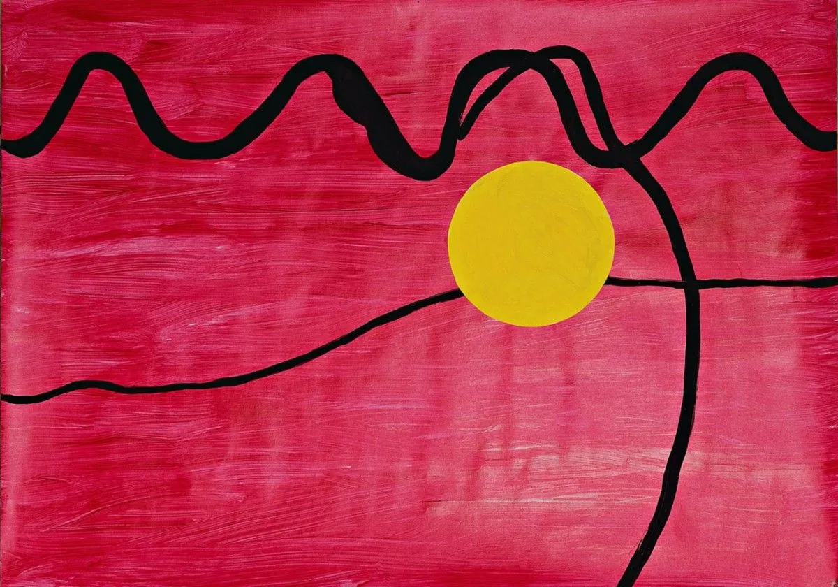 Black sun I, artwork by Zazulete Anuca Romanta Ion
