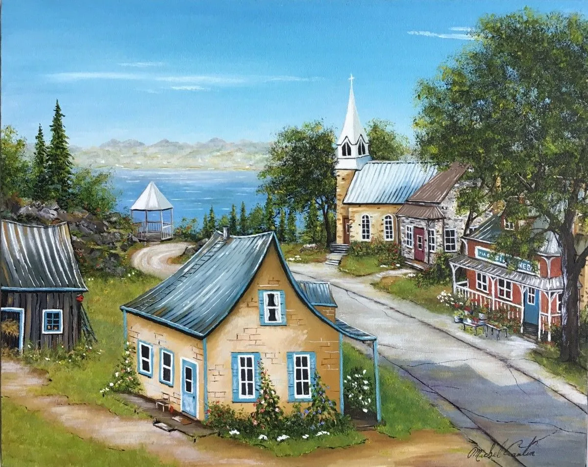 Quelque part dans Kamouraska, œuvre de Michel Cantin