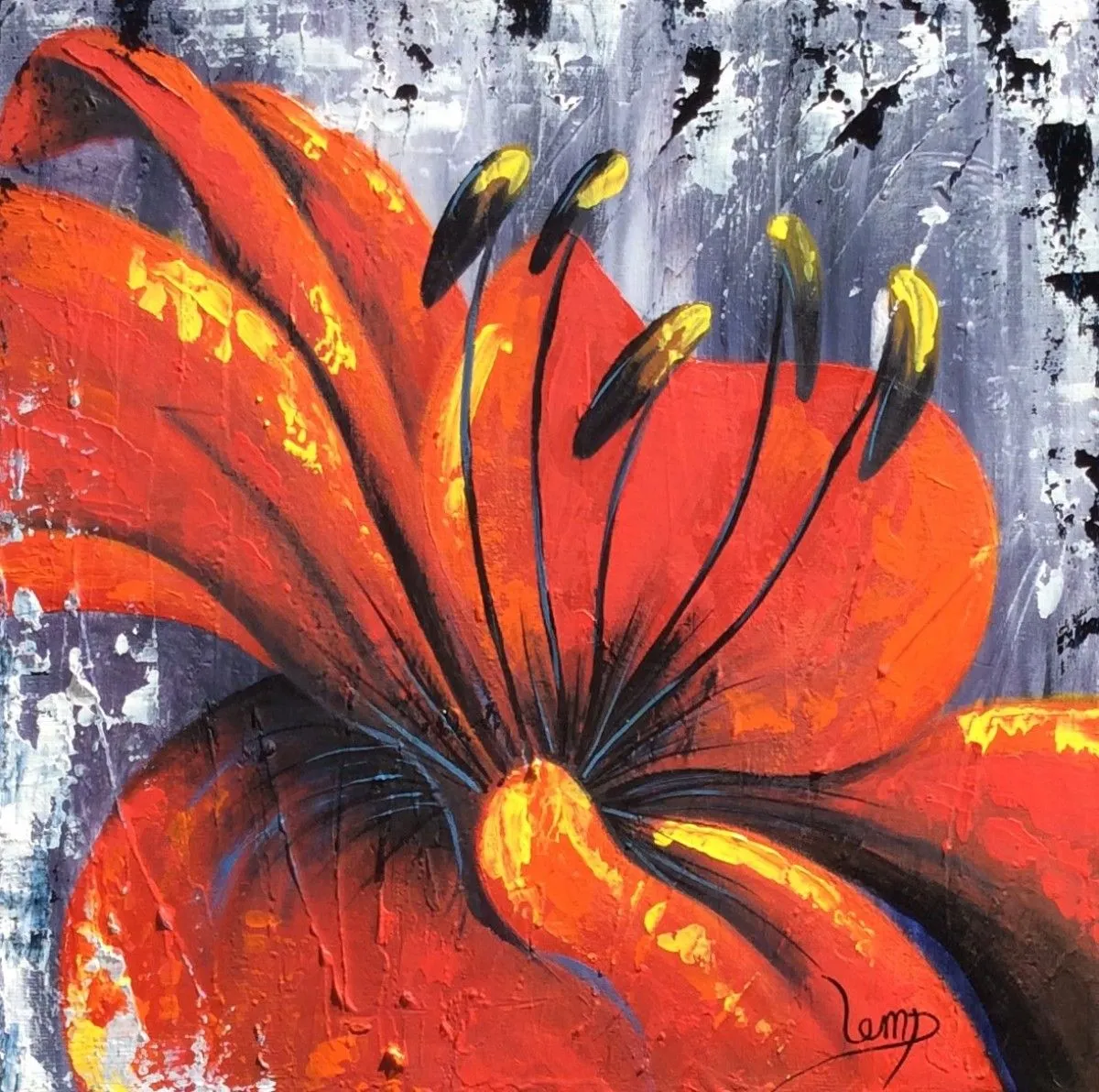 Pétale au vent, artwork by Patricia Lemarbre