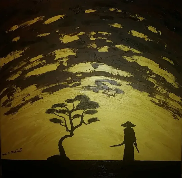 Le solitaire, artwork by Diane Ouellet