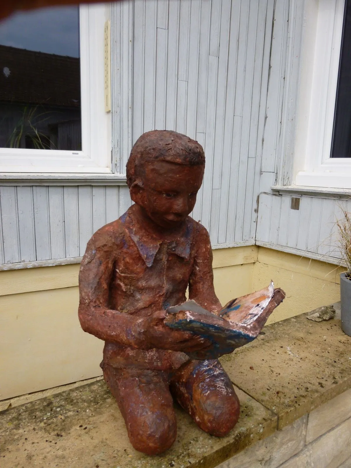 la lecture, artwork by Emmanuel Kavi