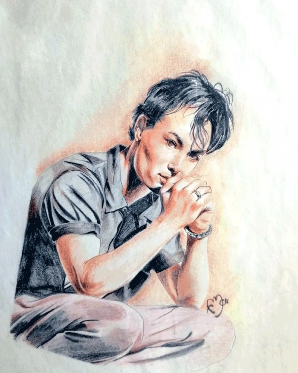 Brandon Lee, artwork by Farid Mahiedine