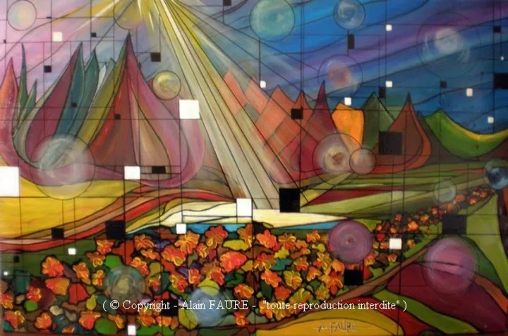 L'APPEL DES FLEURS, œuvre de Alain FAURE