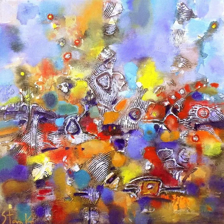 Abstract landscape-XXII, artwork by Stanislav Bojankov