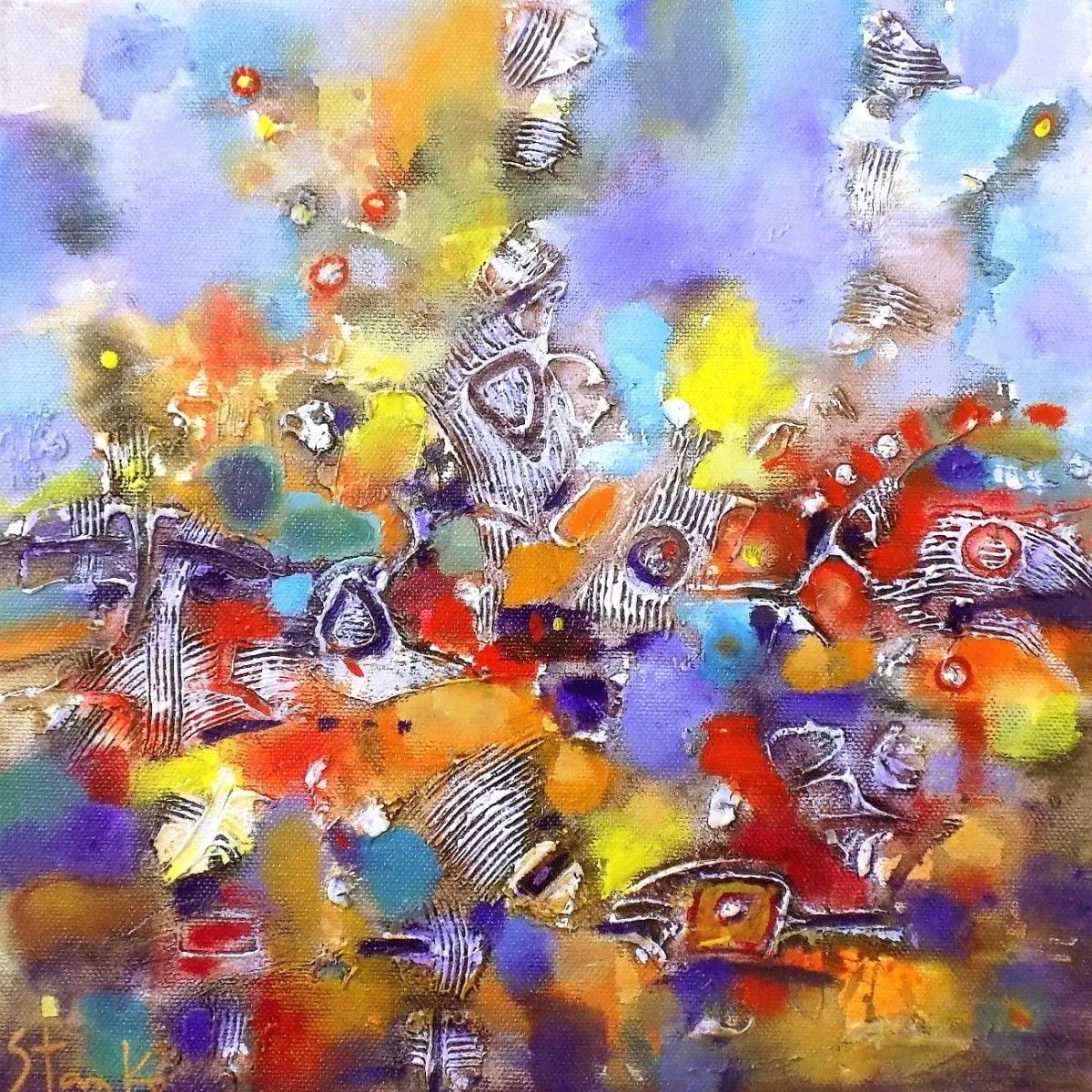 Abstract landscape-XXII, artwork by Stanislav Bojankov