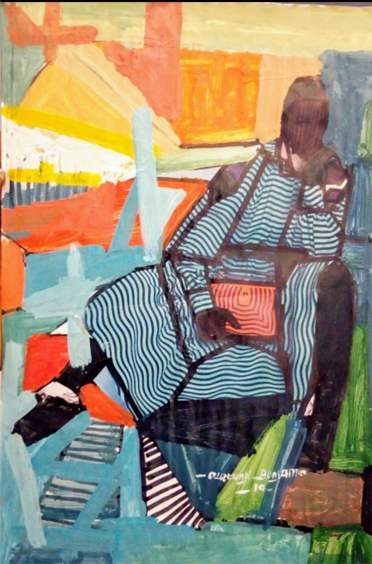 THE THINKER, œuvre de OLATUNJI BENJAMIN DAMILARE