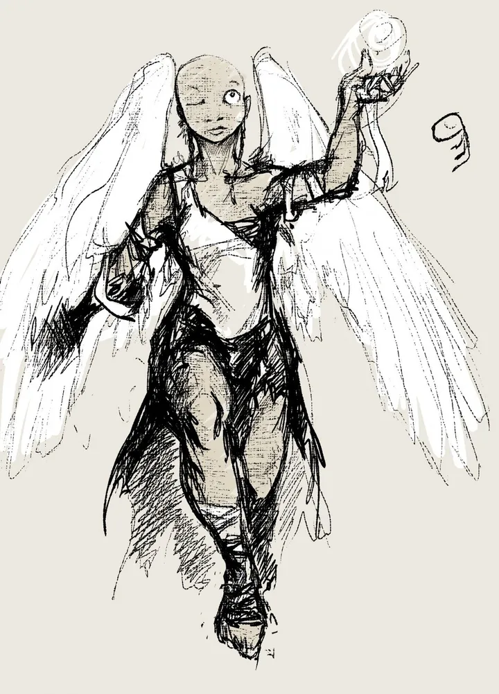 Angel, œuvre de Mira Miladinova