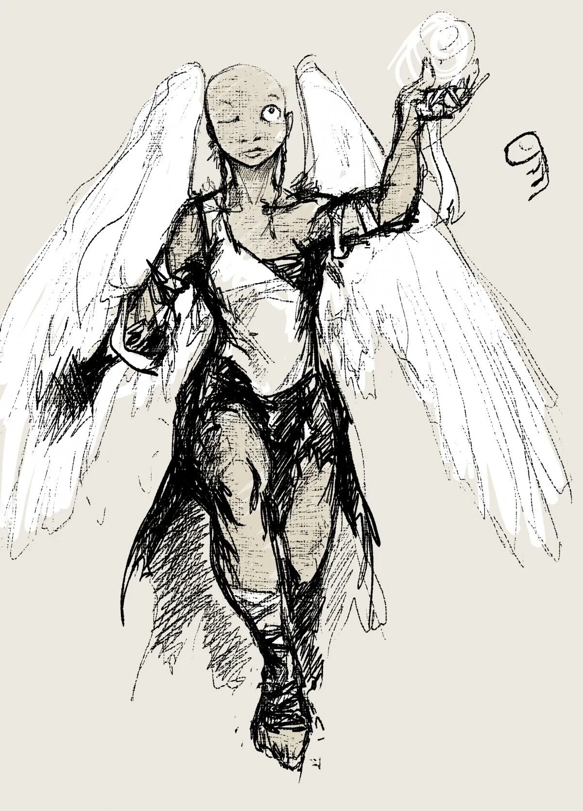 Angel, œuvre de Mira Miladinova