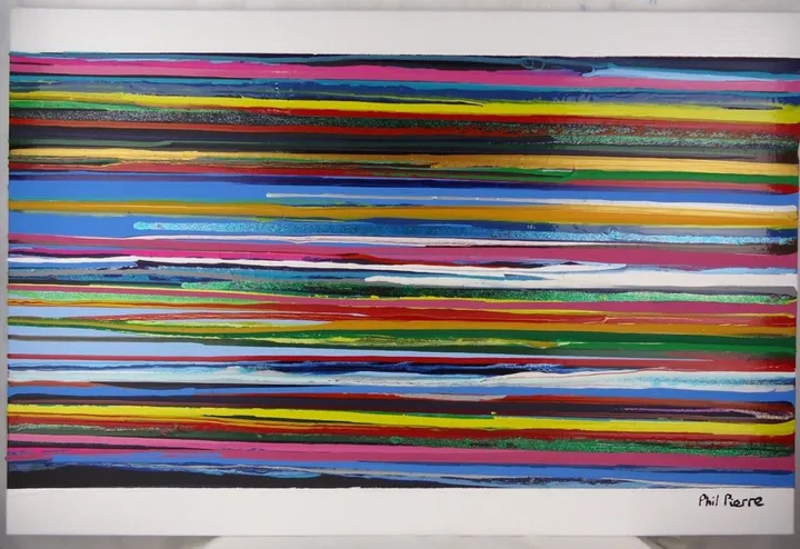 Stripes 074, artwork by Phil Pierre