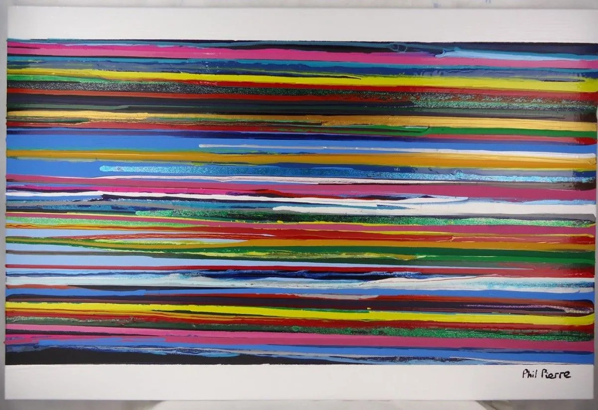 Stripes 074, artwork by Phil Pierre